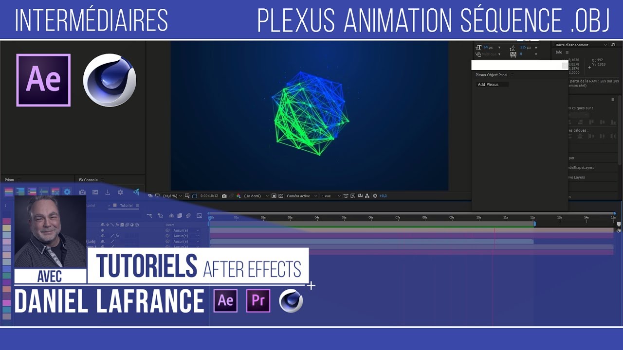 plexus obj sequence exporter for cinema 4d